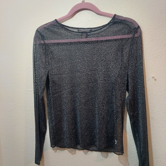 Victoria's Secret Shimmer Sheer Top XS - Picture 3 of 11